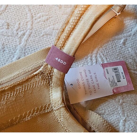 Plus Size Women's Bra CACIQUE Lane Bryant 48DD Lace Underwire NWT - Picture 4 of 4